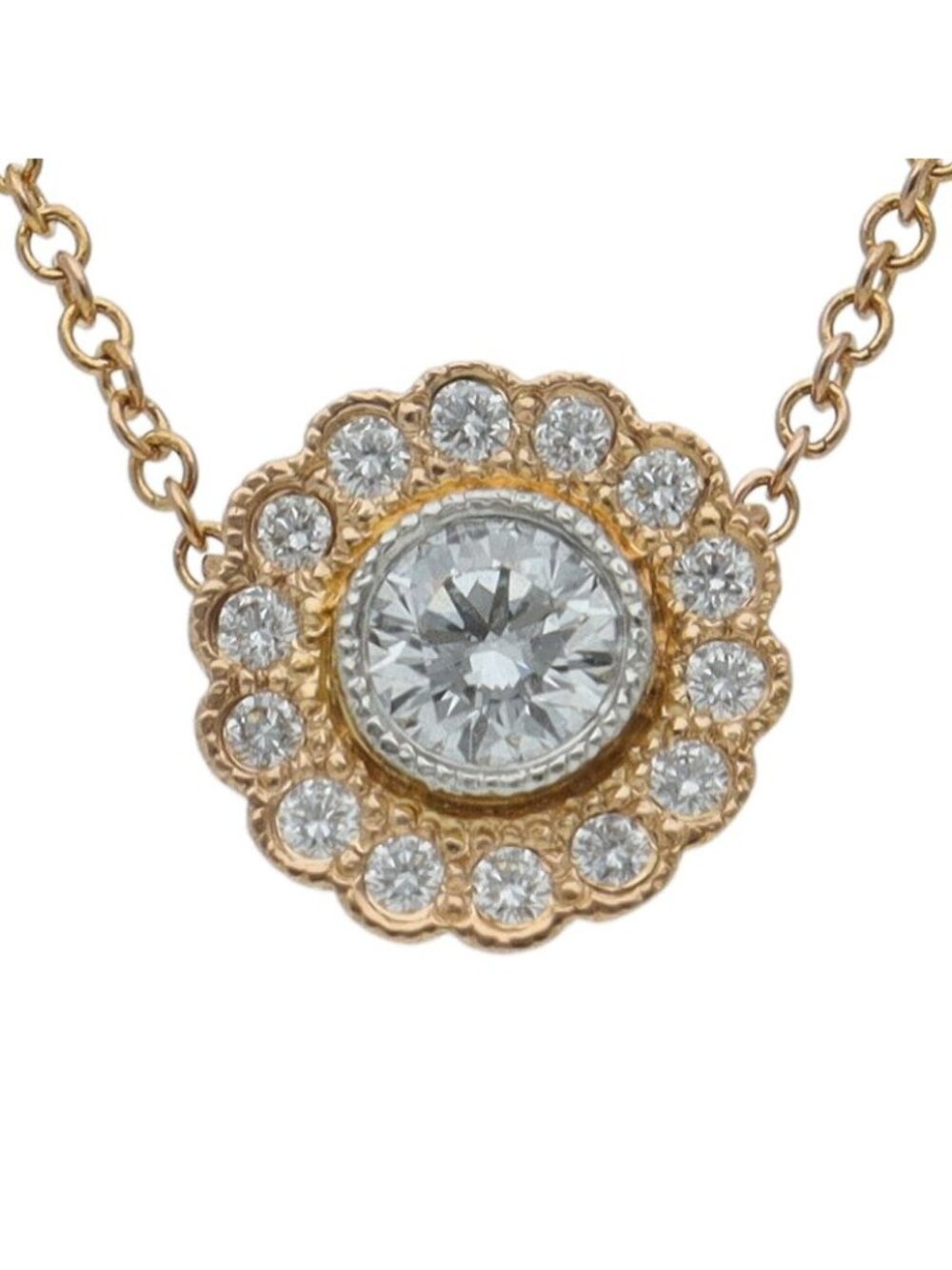 Tiffany & Co Enchant Round Diamond Necklace